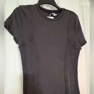 Ribbed T-shirt Bodycon Short Sleeve Dress - Divided by H&M